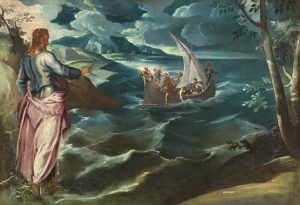 Cristo en el Lago- Tintoretto