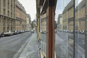 Richard Estes- Paris Street Scene