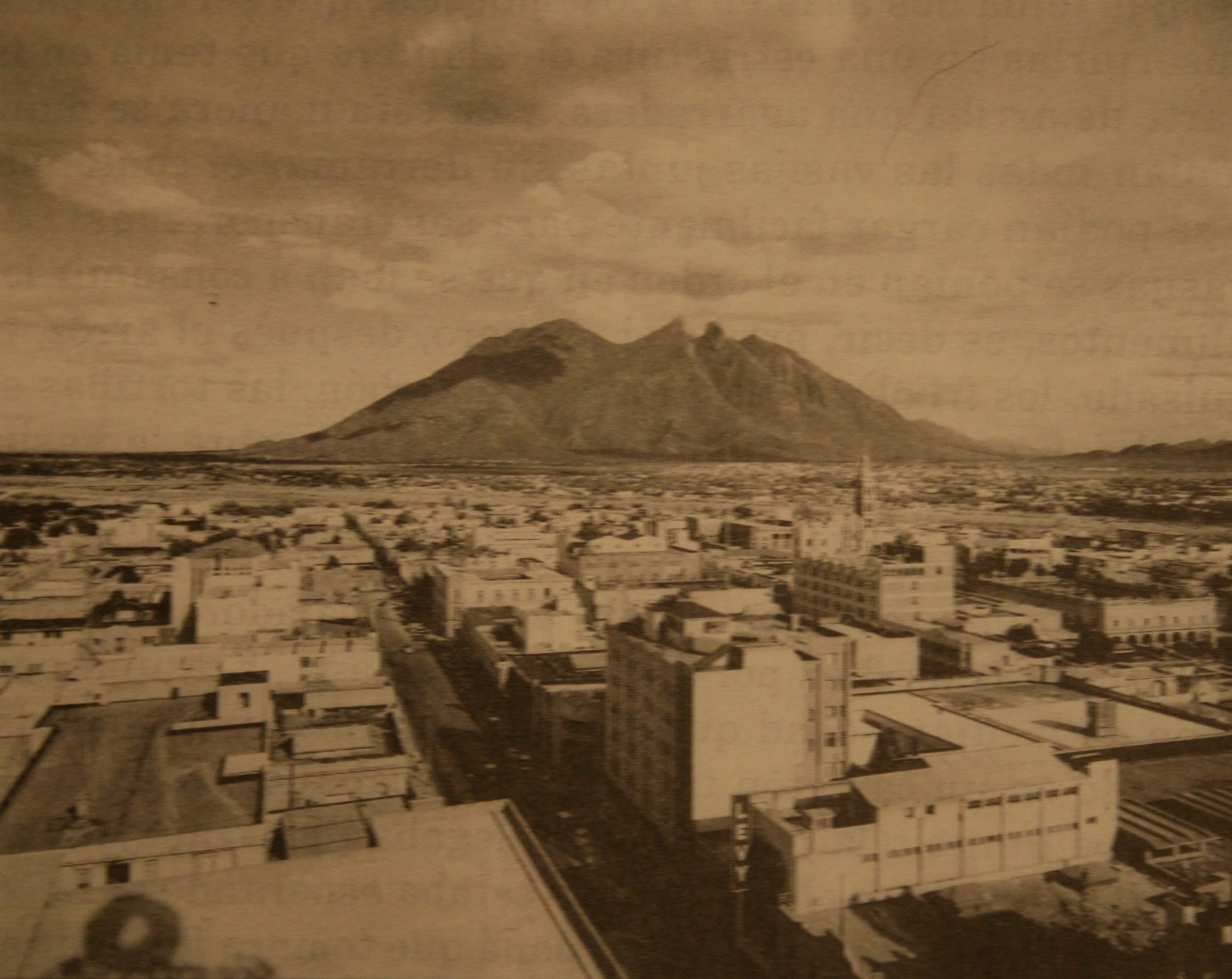 panorama de monterrey en 1950 se aprecia calle padre mier y edificios mas  importantes de la ciuda - Diario 