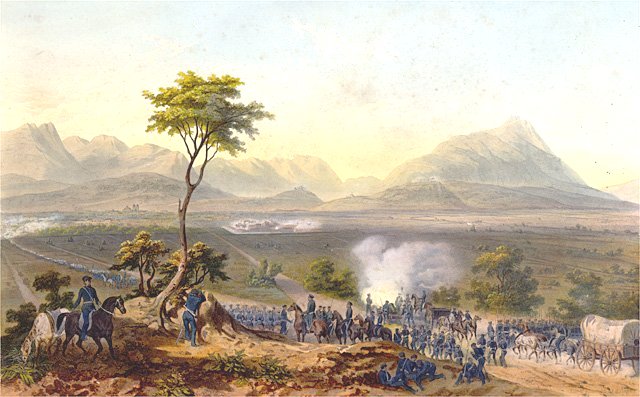 Plaza de la Batalla de Monterrey para honrar a los caídos en batalla esos días otoñales de 1846 en suelo regiomontano.