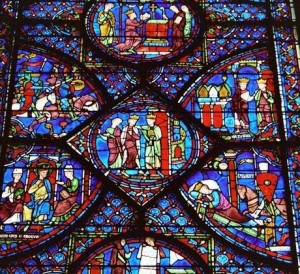 Vidriera Catedral Chartres, Francia.
