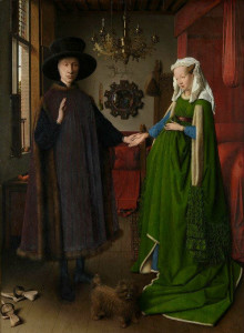 5. Retrato de Giovanni Arnolfini y su esposa - Jan van Eyck.