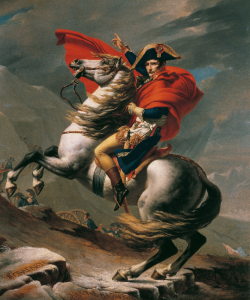 Jacques-Louis David- Napoleón cruzando los Alpes