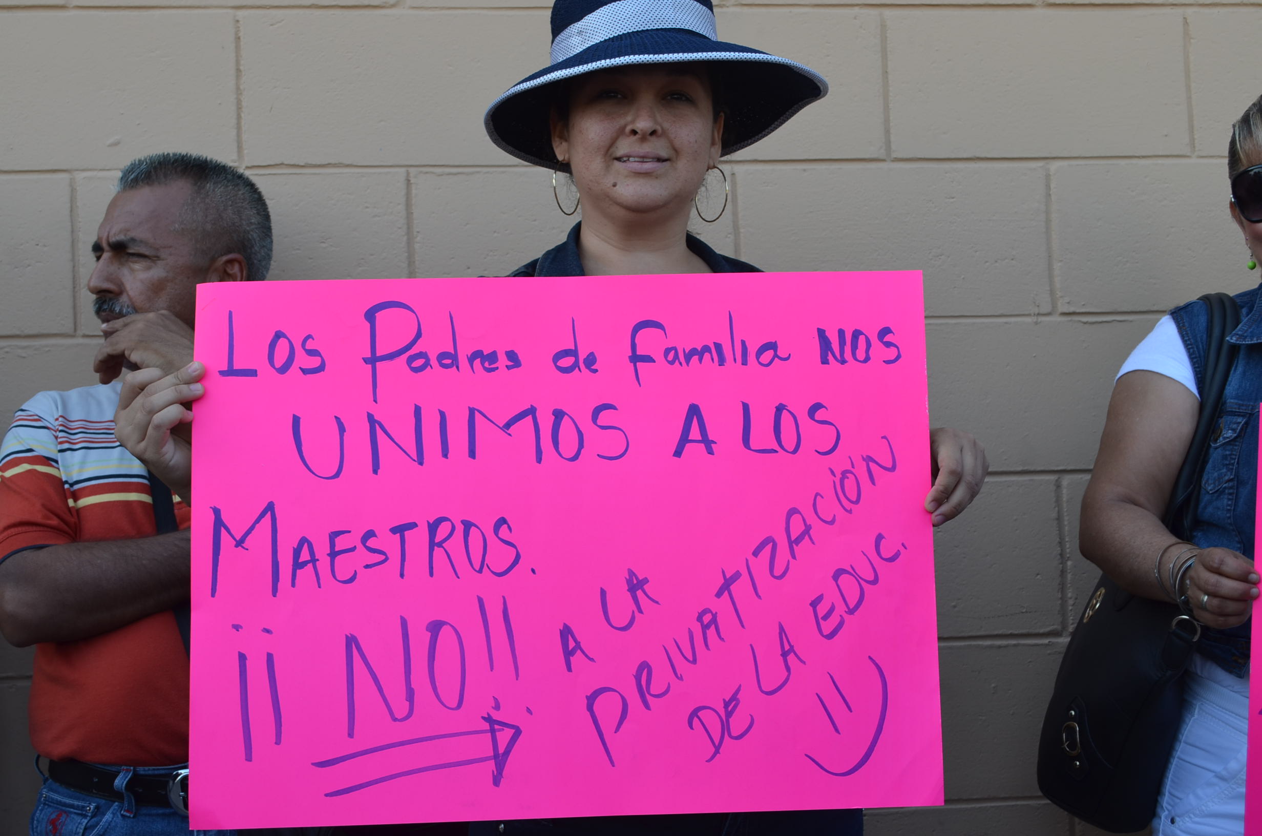 Padres de familia se oponen a la reforma educativa. Fotografía: Gabriela Sánchez