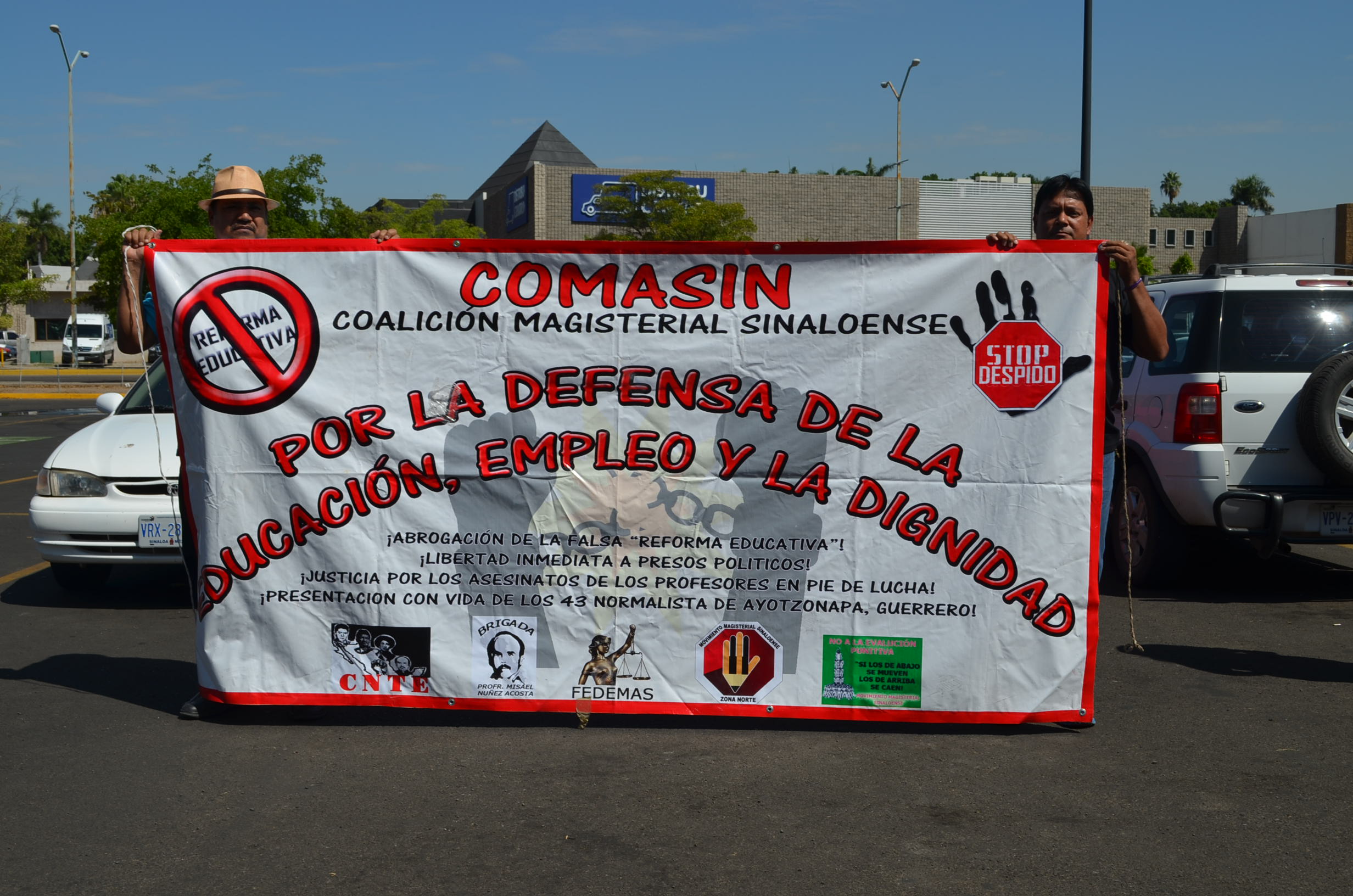 Se crea la coalición COMASIN como comisión en defensa de los maestros. Fotografía: Gabriela Sánchez