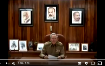Así anunció Raúl Castro la muerte de Fidel
